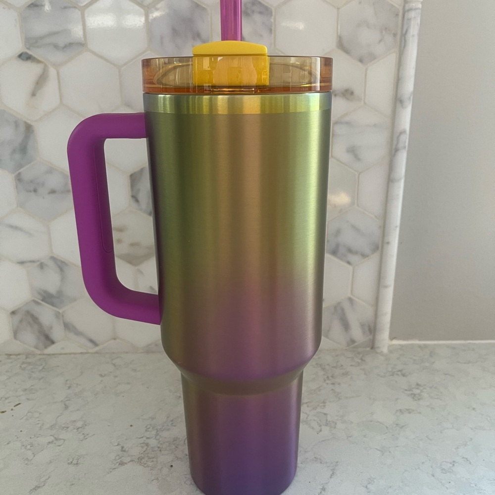 Starbucks Stanley Gradient Tumbler with Purple Handle - Picture 3 of 7